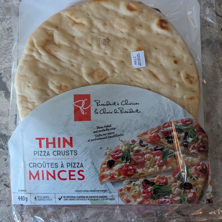 photo of President's Choice Thin Pizza Crusts shared by @jandrews on  11 May 2024 - review