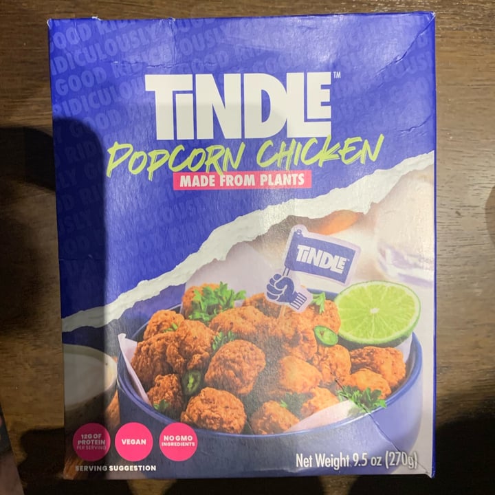 photo of TiNDLE popcorn chicken shared by @colphax on  08 Nov 2024 - review