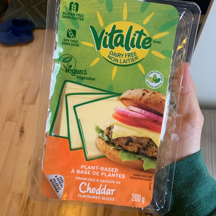 photo of Vitalite Plant Based Cheddar Flavoured Slices shared by @tiascaz on  18 Dec 2023 - review