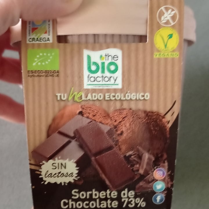 photo of The bio factory Helado de chocolate 73% shared by @nohemy on  17 Sep 2023 - review