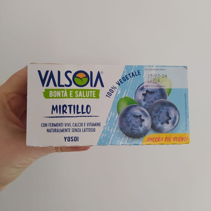 photo of Valsoia Yogurt ai Mirtilli shared by @deliaveg on  23 Feb 2024 - review