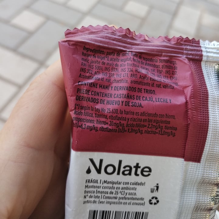 photo of Nolate Alfajor Negro De Mani shared by @marielfer on  09 Nov 2023 - review