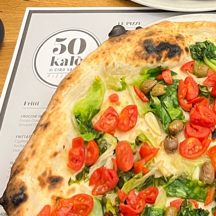 photo of 50 Kalò di Ciro Salvo Pizzeria London 50 Kalò (Marinara Con Scarole) shared by @chiaraverte on  05 Sep 2024 - review