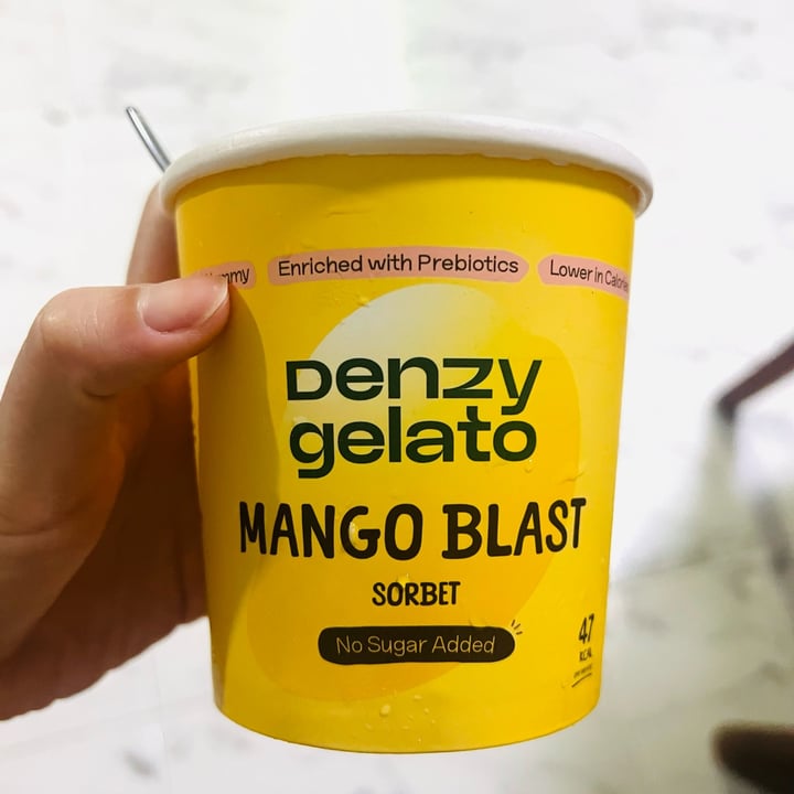 photo of Denzy Mango Blast Sorbet shared by @consciouscookieee on  11 Oct 2025 - review