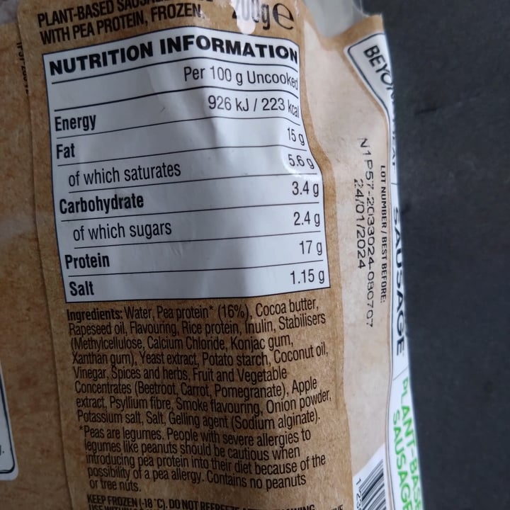 photo of Beyond Meat Beyond Sausage shared by @sushruth on  09 Oct 2023 - review