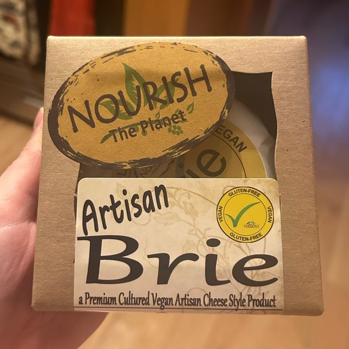 photo of Nourish (The Planet) Artisan Brie shared by @veganchailatte on  16 Nov 2023 - review