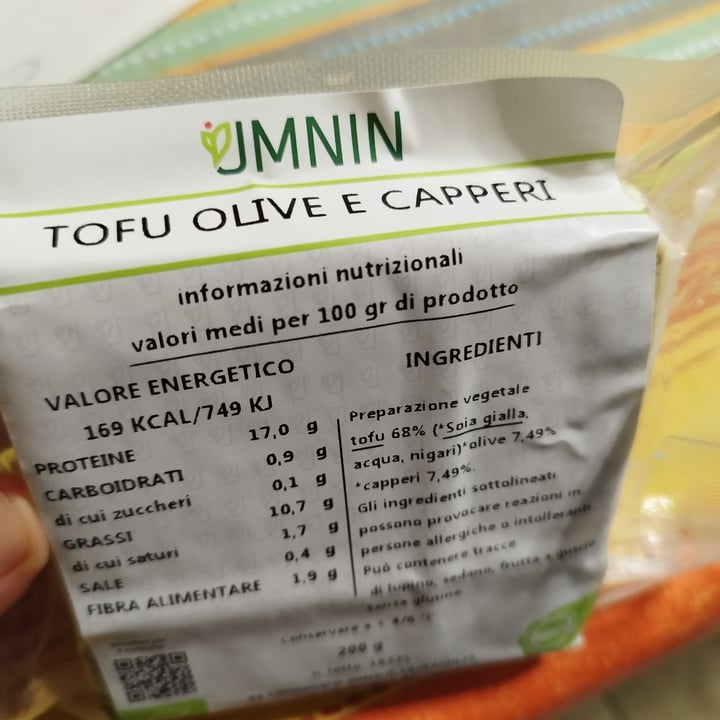 photo of Umnin tofu olive e capperi shared by @lauraemarco on  02 Apr 2025 - review
