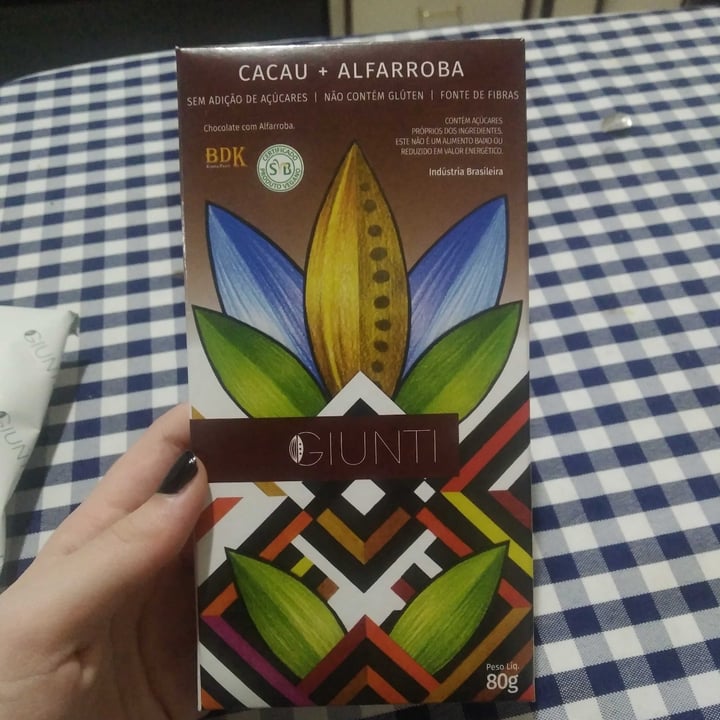photo of Giunti Chocolate Cacau + Alfarroba shared by @luisafdem on  29 Nov 2023 - review