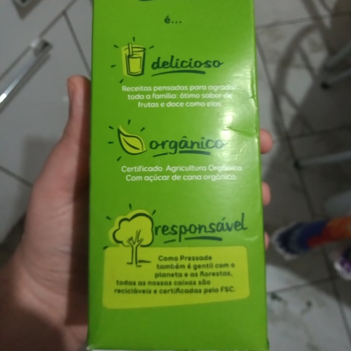 photo of pressade suco Suco Orgânico de Manga shared by @aripenribz on  24 Jul 2024 - review
