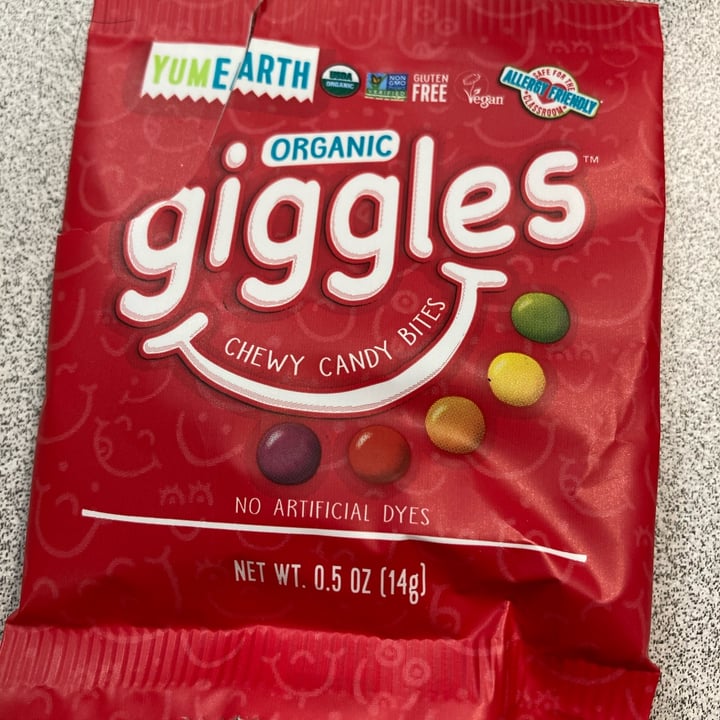 photo of YumEarth Giggles/skittles shared by @charityslade19 on  19 Feb 2024 - review