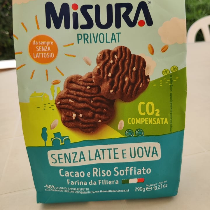 photo of Misura Biscotti con cacao e riso soffiato - Privolat shared by @realsustainablelife on  23 Aug 2024 - review