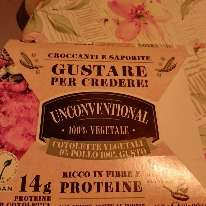 photo of Unconventional Cotolette Vegetali 0% Pollo 100% Gusto shared by @vivalavita on  28 Aug 2023 - review