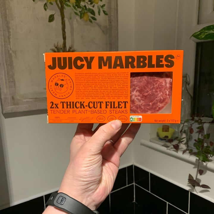 photo of JUICY MARBLES 2x Thick cut filet shared by @beckyallott on  14 Feb 2024 - review