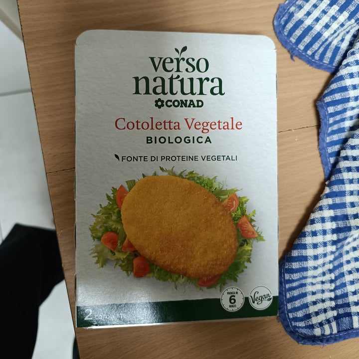 photo of Verso Natura Conad Veg Cotoletta Vegetale Biologica shared by @beusait on  28 Nov 2023 - review