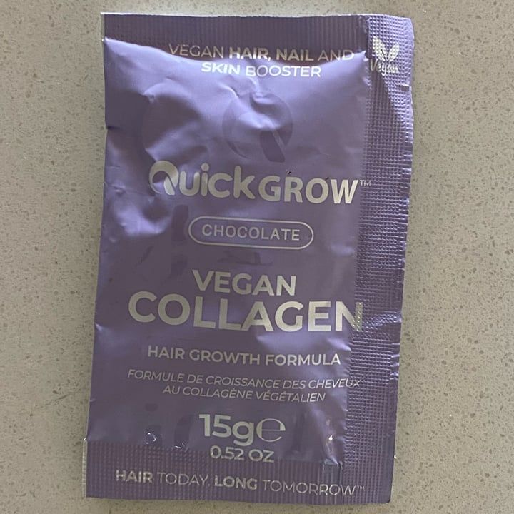 photo of Quick Grow vegan collagen - chocolate shared by @saveg on  19 Apr 2024 - review