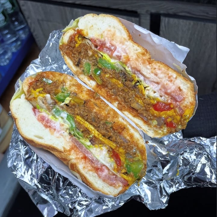 photo of Plantega (Third Ave Deli & Grill) Breakfast sandwich and chopped cheese shared by @themoistvegan on  16 Apr 2025 - review