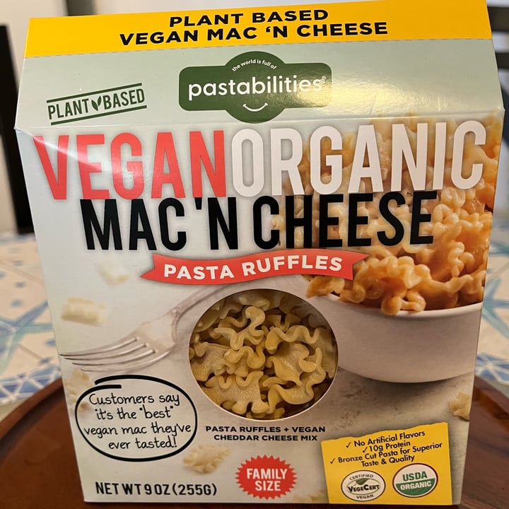 photo of Pastabilities Good Day Pasta Ruffles & Vegan Cheddar shared by @veganforlife2023 on  08 Feb 2024 - review