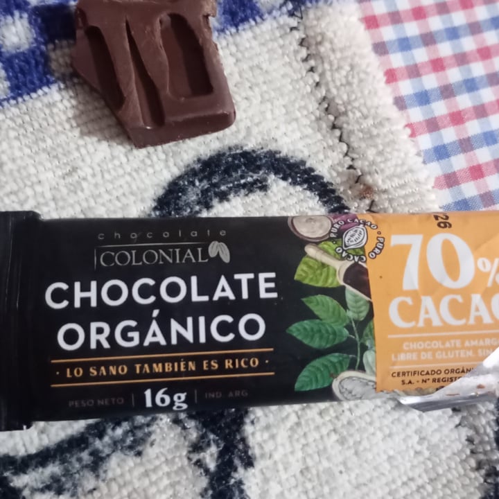 photo of Chocolate Colonial Cacao 70% shared by @woovegan on  25 Aug 2025 - review