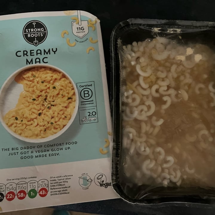 photo of Strong Roots creamy mac ready meal shared by @hoiks on  09 Apr 2024 - review