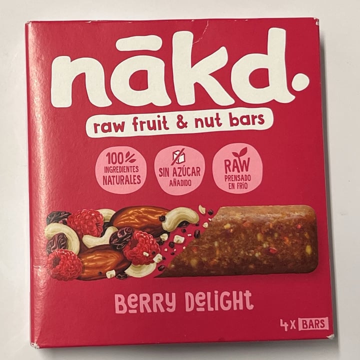 photo of Nākd. Berry Delight Bar shared by @azabachepeluda on  24 Apr 2024 - review