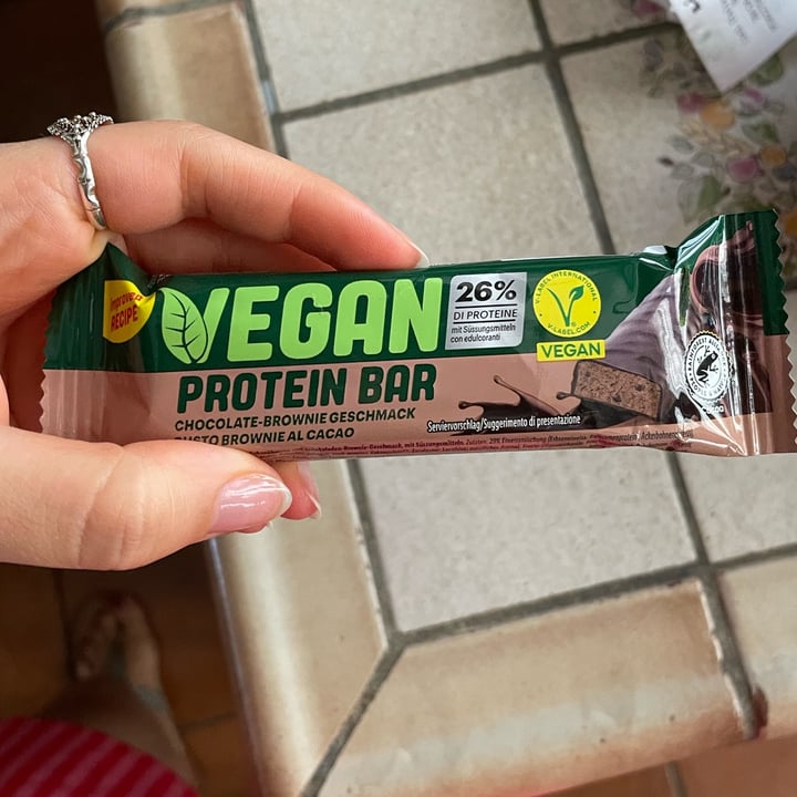 photo of Lidl vegan protein bar chocolate brownie shared by @vegaya on  01 Jul 2025 - review