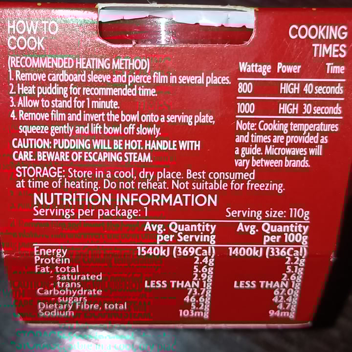 photo of Coles Christmas Matured Pudding shared by @tardisco on  10 Oct 2025 - review
