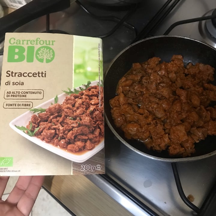 photo of Carrefour Bio straccetti di soia shared by @strambajade on  20 Mar 2024 - review