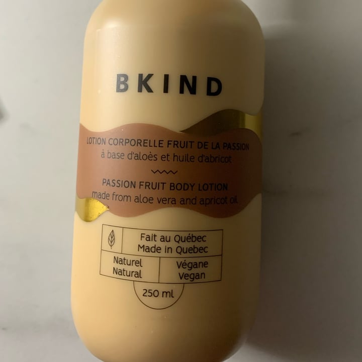 photo of BKIND Passion Fruit Body Lotion shared by @mandygvegan on  17 Feb 2024 - review