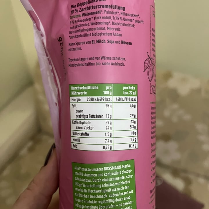 photo of enerBio Doppel Kekse shared by @elisalu on  09 Mar 2025 - review
