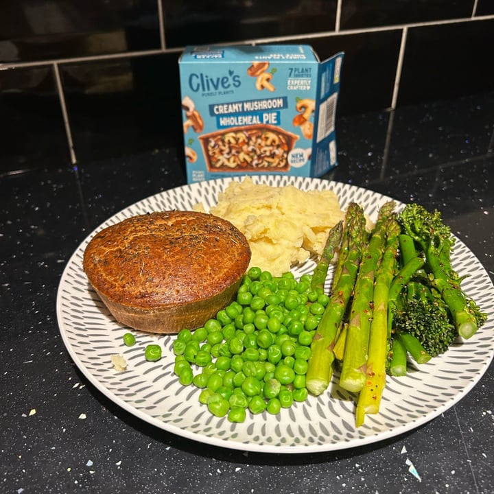 photo of Clive’s creamy mushroom pie shared by @beckyturner on  10 Sep 2025 - review