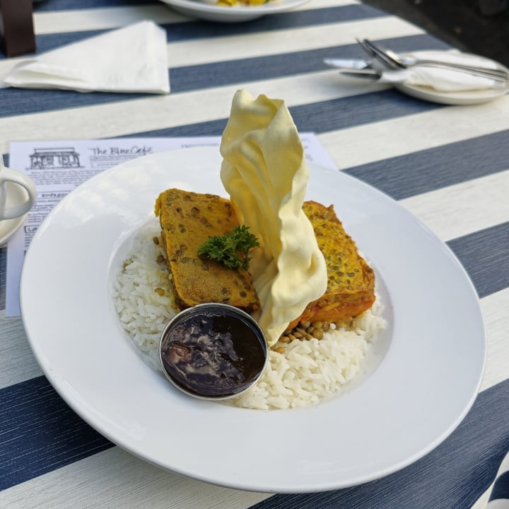 photo of The Blue Cafe Lentil Bobotie shared by @christo on  25 Jun 2024 - review