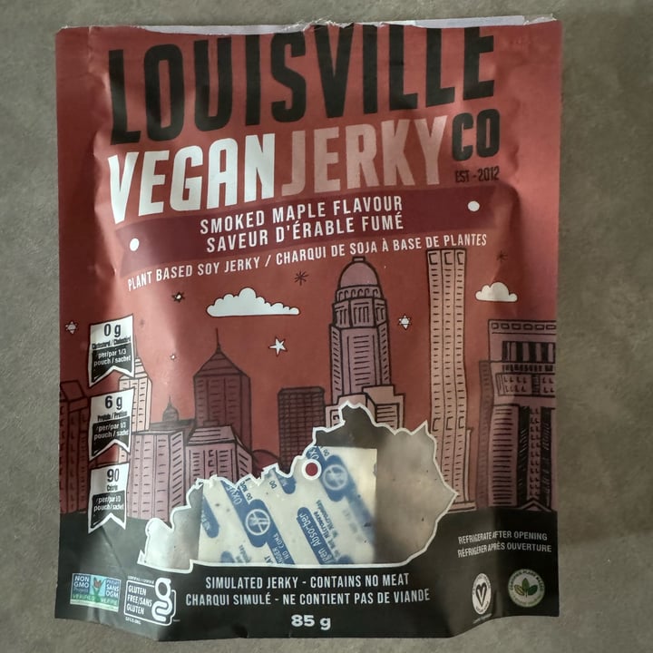 photo of  Louisville Vegan Jerky Co. Smoked Maple Flavour shared by @andy94 on  26 Jun 2024 - review