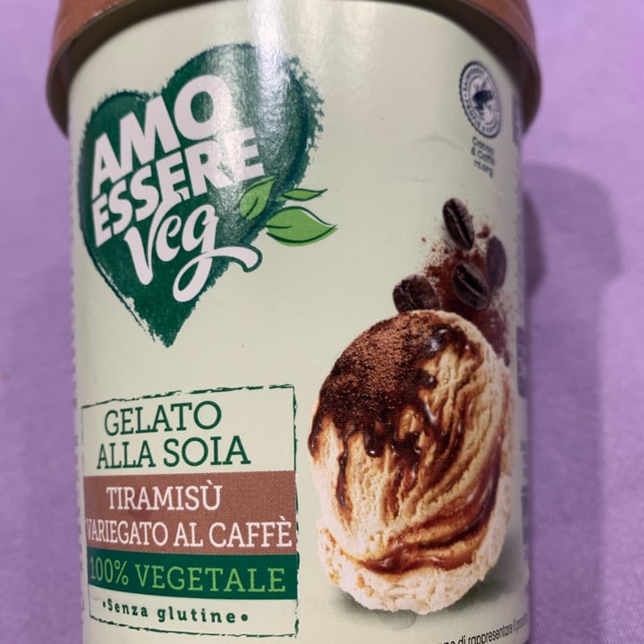 photo of Amo Essere Veg gelato Alla Soia Gusto Tiramisù Variegato Al Caffè shared by @francyt on  09 Jan 2024 - review