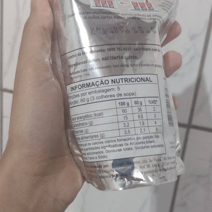 photo of Fugini Passata Rústica shared by @tinawltjd on  31 May 2024 - review