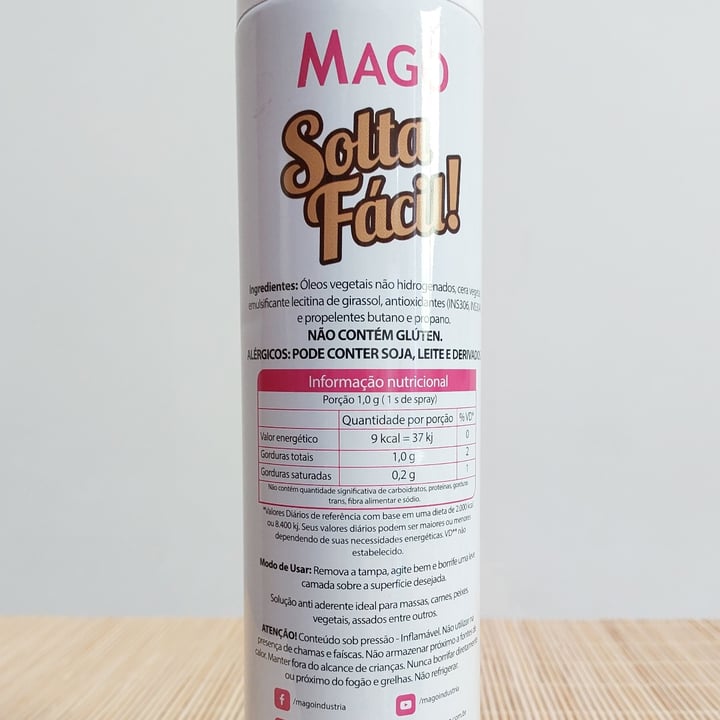 photo of mago Spray Aerosol Desmoldante Solta Fácil shared by @jasmim on  26 Aug 2023 - review