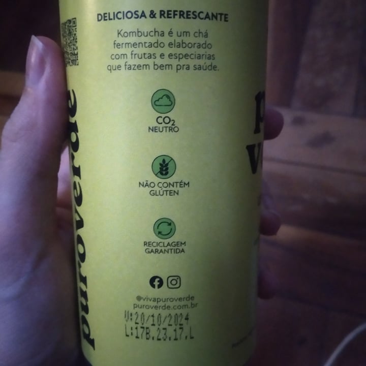 photo of Puro Verde Kombucha Lemn ginger shared by @luisafdem on  30 Jun 2024 - review