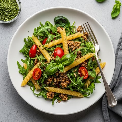 Fresh & Easy Vegan Pesto Rigatoni Pasta Salad: Your Summer Go-To!