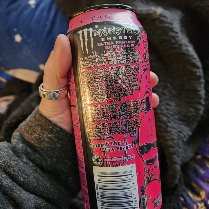 photo of Monster Energy Ultra Fantasy Ruby Red shared by @theveganwitch13 on  18 Mar 2024 - review
