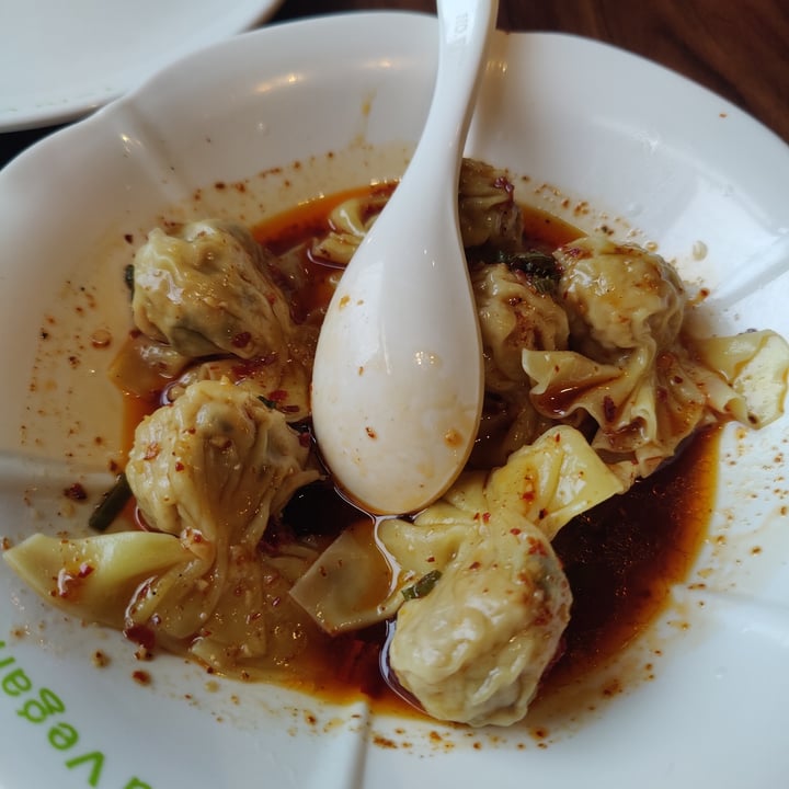 photo of Tofu vegan Spitalfields Wontons In A Special Sauce shared by @plumesworld on  13 Apr 2024 - review