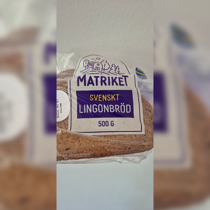 photo of Matriket Svenskt lingonbröd shared by @robinsorbom on  11 Oct 2025 - review