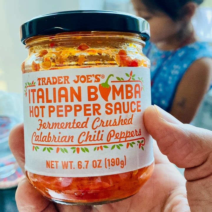 photo of Trader Joe's Italian bomba hot pepper sauce shared by @vikas on  16 Apr 2024 - review