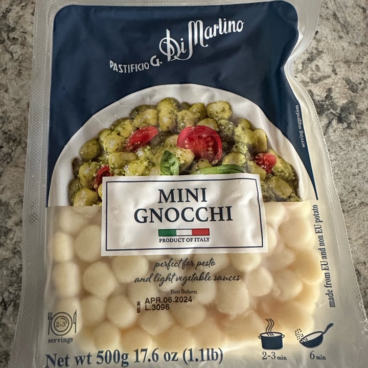 photo of Pastificio g. Di Marlino Mini Gnocchi shared by @veganjuan on  20 Sep 2023 - review