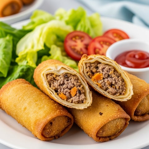 Quick & Easy Vegan Cheeseburger Egg Rolls: Your New Favorite Plant-Based Snack!