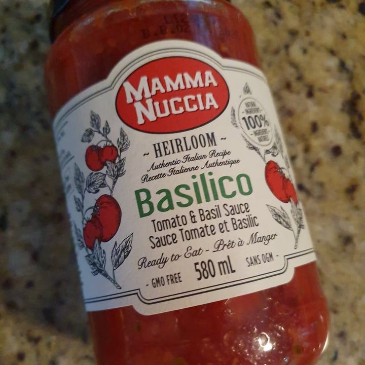 photo of Mamma Nuccia Basilico Tomato & Basil Sauce shared by @paniwilson on  04 May 2024 - review