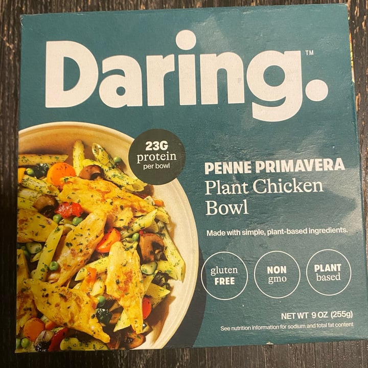 photo of Daring Penne Primavera Plant Chicken Bowl shared by @friendlyvegan on  23 Sep 2024 - review