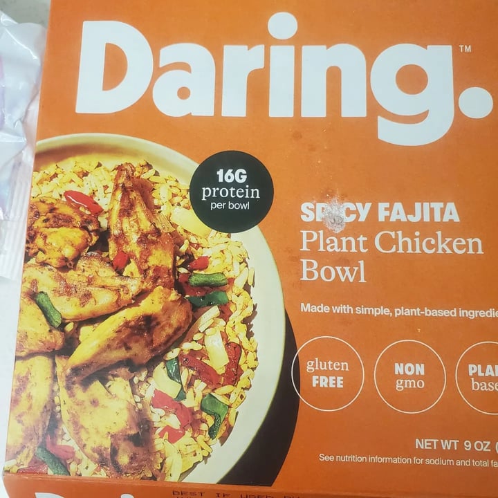 photo of Daring Spicy Fajita Plant Chicken Bowl shared by @keyz2026 on  23 Feb 2024 - review