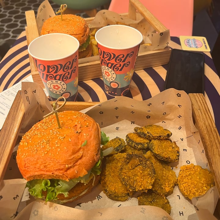 photo of Flower Burger Fiesta burger shared by @dinolau97 on  16 Sep 2023 - review