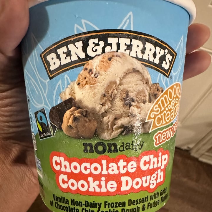 photo of Ben & Jerry's Chocolate Chip Cookie Dough shared by @1creolevegan on  08 Apr 2024 - review