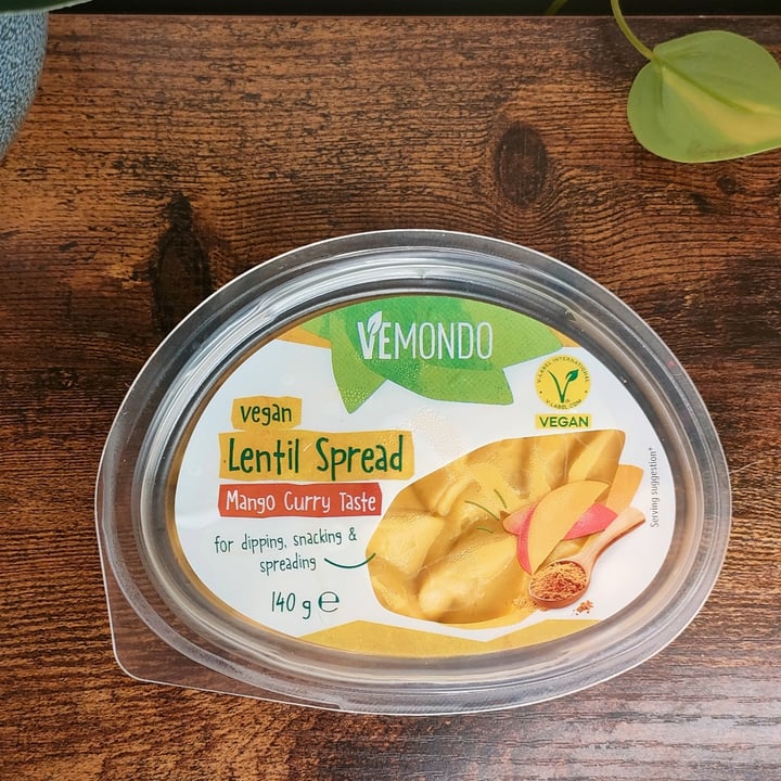 photo of Vemondo Vegan Lentil Spread Mango Curry Taste shared by @irene80 on  22 Aug 2023 - review