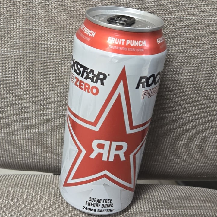 photo of Rockstar Energy Pure Zero Fruit Punch shared by @teknevra on  21 Jun 2024 - review